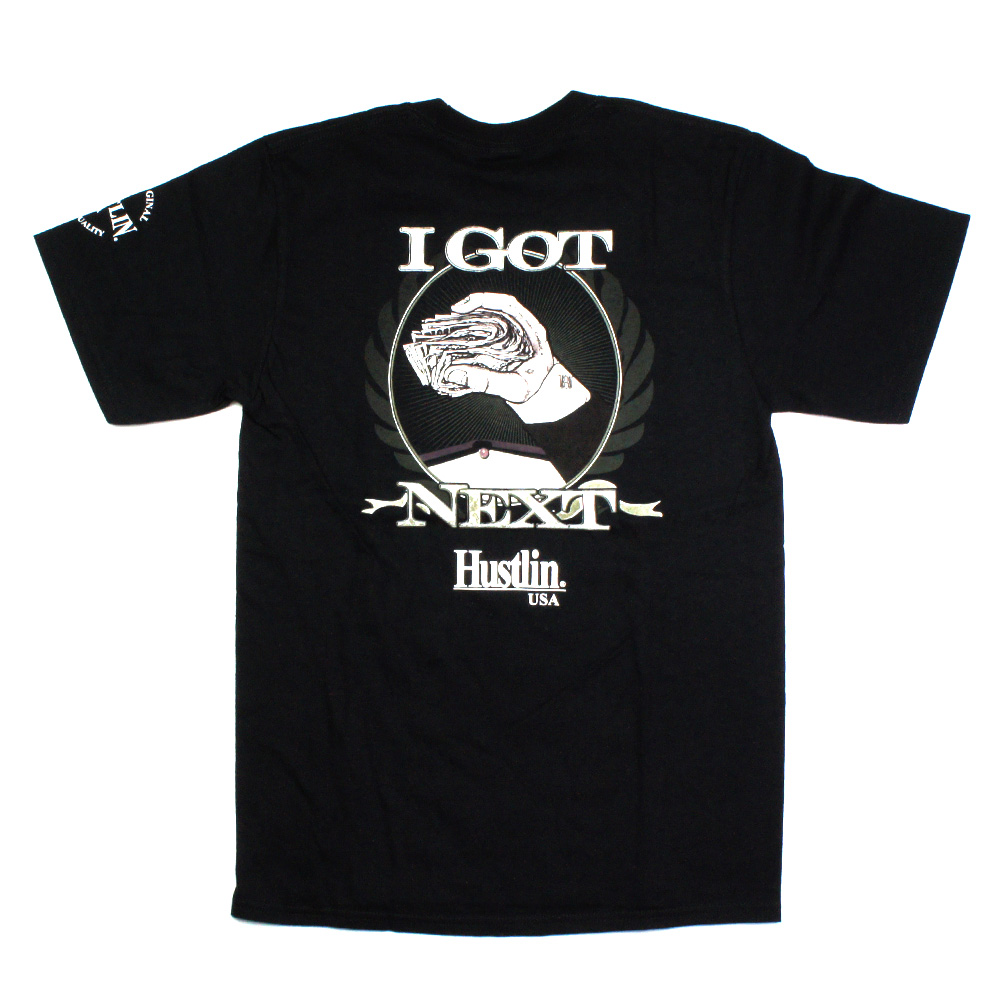  HUSTLIN ハスリン IGB01 Tシャツ/ブラック